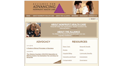 Desktop Screenshot of nonprofithealthcare.org